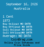 Australia 1 Cent 1973  coin
