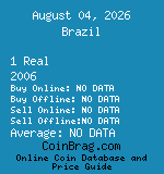 Brazil 1 Real 2006  coin