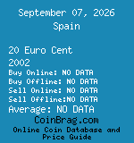 Spain 20 Euro Cent 2002  coin