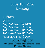 Germany 1 Euro 2002  coin