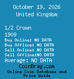 United Kingdom 1/2 Crown 1909  coin