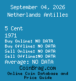 Netherlands Antilles 5 Cent 1971  coin
