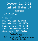 United States of America 1/2 Dollar 1982 P coin
