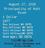 Principality of Hutt River 1 Dollar 1977  coin