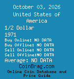United States of America 1/2 Dollar 1971  coin
