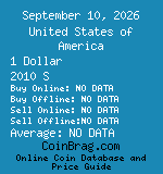United States of America 1 Dollar 2010 S coin