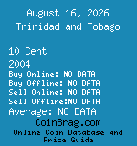 Trinidad and Tobago 10 Cent 2004  coin