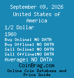 United States of America 1/2 Dollar 1960  coin