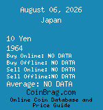 Japan 10 Yen 1964  coin