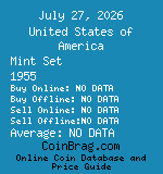 United States of America Mint Set 1955  coin