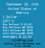 United States of America 1 Dollar 1977 S coin