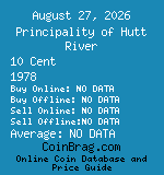 Principality of Hutt River 10 Cent 1978  coin