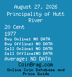 Principality of Hutt River 20 Cent 1977  coin