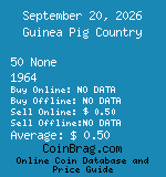 Guinea Pig Country 50 None 1964  coin