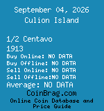 Culion Island 1/2 Centavo 1913  coin