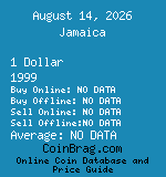 Jamaica 1 Dollar 1999  coin