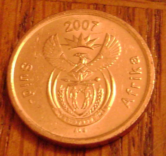 South Africa 5 Cent 2007 